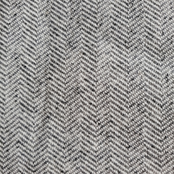 Eileen Fisher Herringbone Organic Cotton Longline Open Front Jacket Cardigan L - Picture 7 of 13